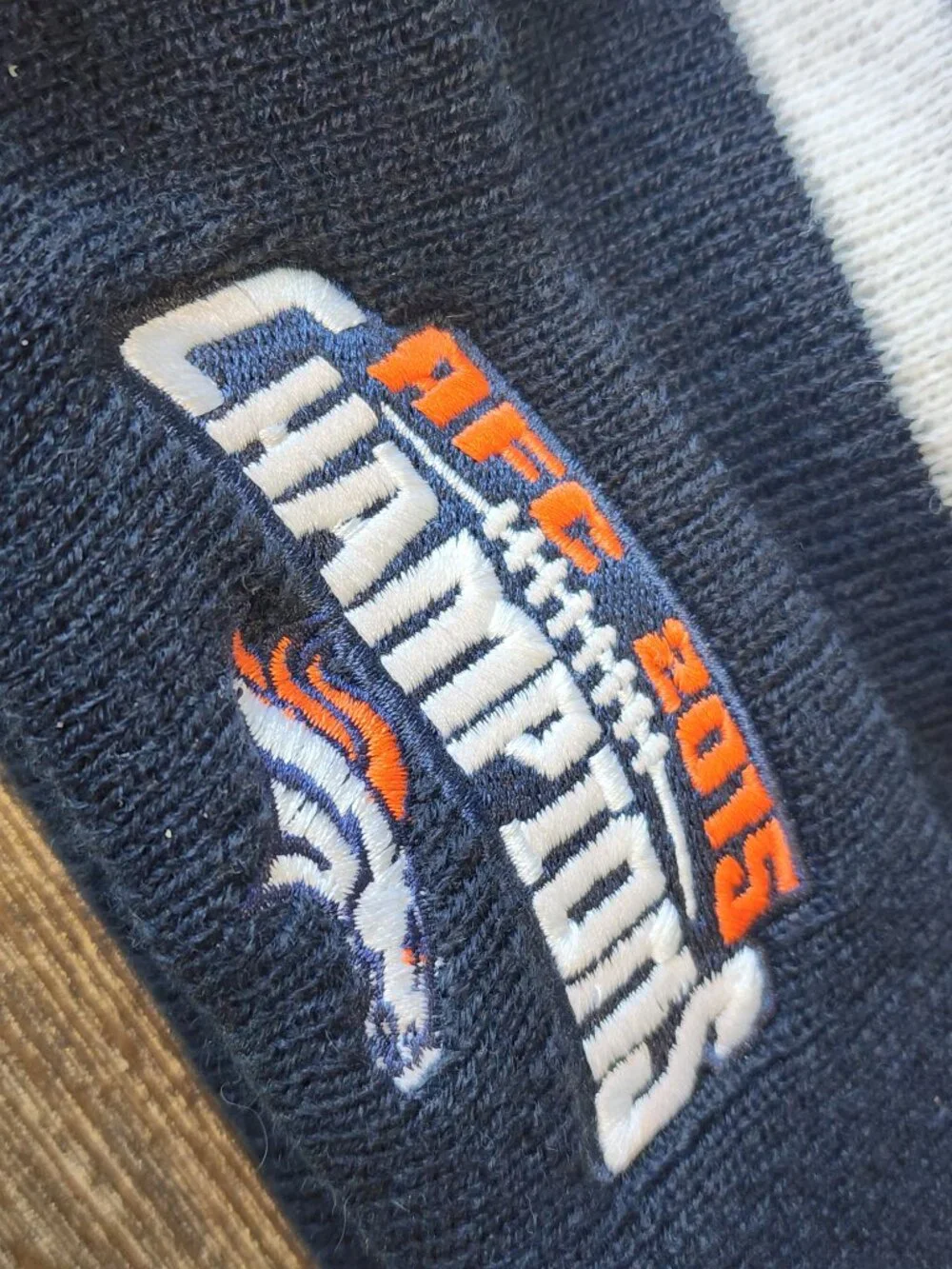 New Era Denver Broncos AFC 2015 Champions Winter Beanie